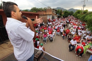 El PRI rumbo al triunfo en La Huerta