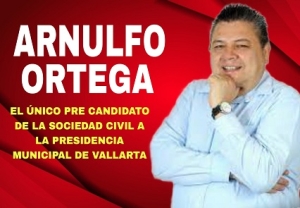 Surge Arnulfo Ortega, único aspirante de la sociedad civil que busca la alcaldía de PV por la alianza “Fuerza y Corazón”
