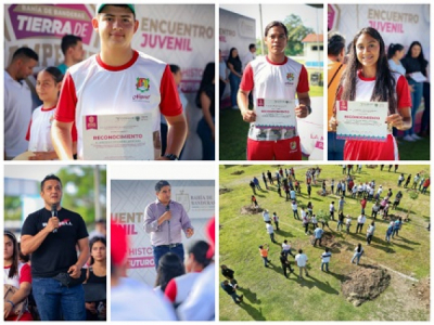 Gobierno municipal de BB reconoció a jóvenes por el día Mundial de la Juventud